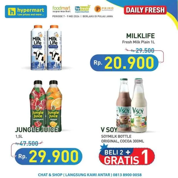 Promo Hypermart Hyper Diskon Weekday Periode 7-9 Mei 2024