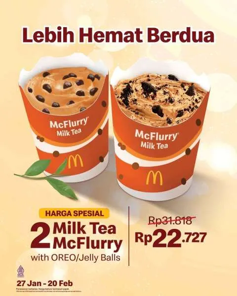 Promo McD McFlurry Lebih Hemat Berdua