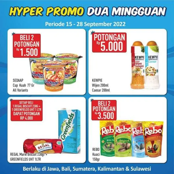Promo Hypermart Dua Mingguan Periode 15-28 September 2022