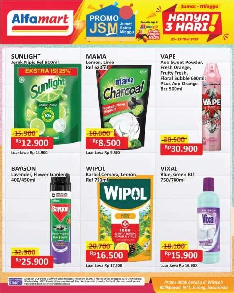 Promo JSM Alfamart 23-25 Mei 2025