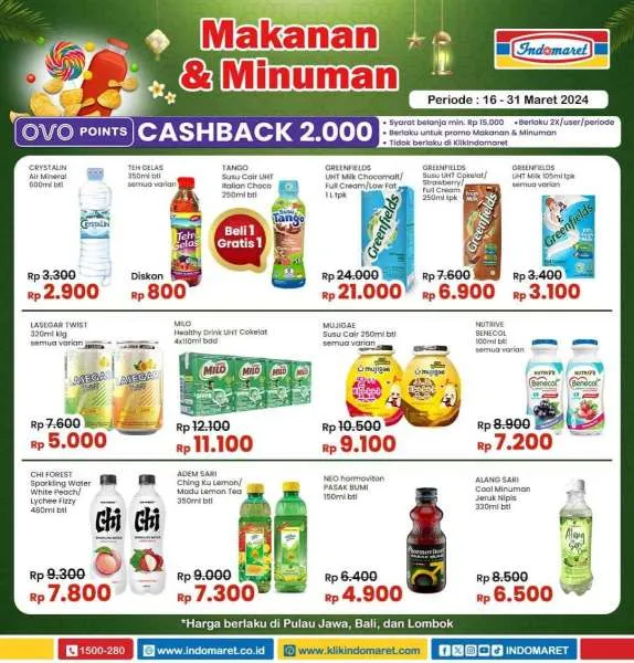 Promo Indomaret Super Hemat Periode 16-31 Maret 2024