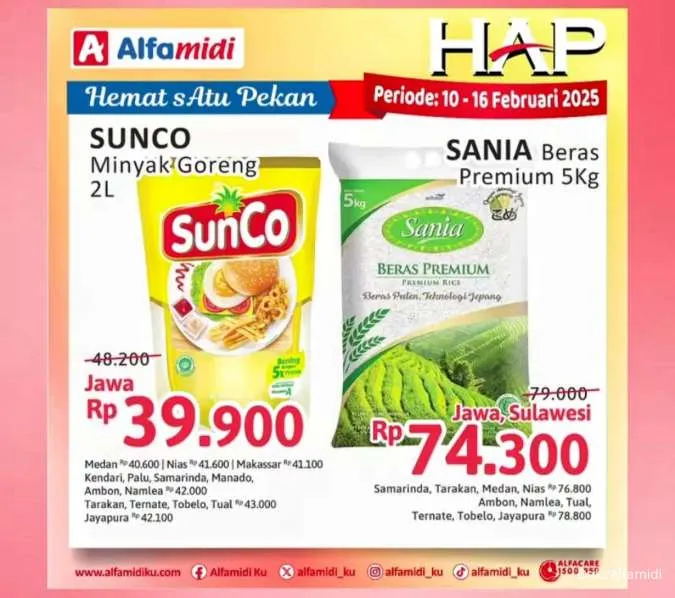 Promo Alfamidi Hemat Satu Pekan Periode 10-16 Februari 2025