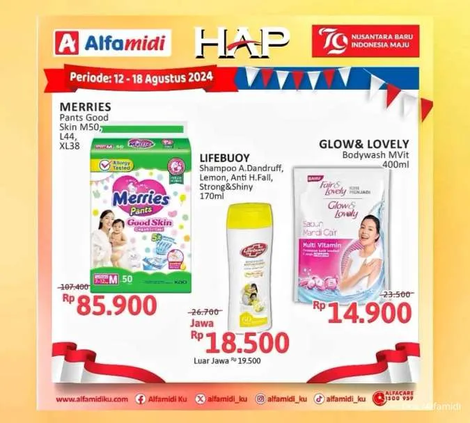 Promo Alfamidi Hemat Satu Pekan Periode 12-18 Agustus 2024