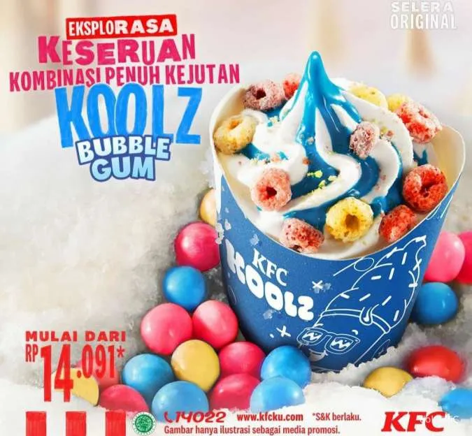 Promo KFC baru: Kollz Bubble Gum