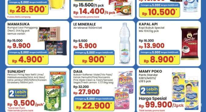 Promo JSM Indomaret 26-28 Juli 2024, Sunlight-Popok Mamy Poko Beli 2 Lebih Hemat