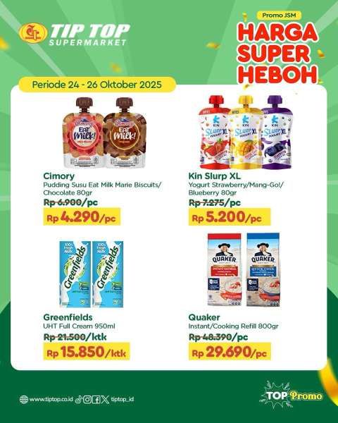 Promo JSM Tip Top 24-26 Oktober 2025
