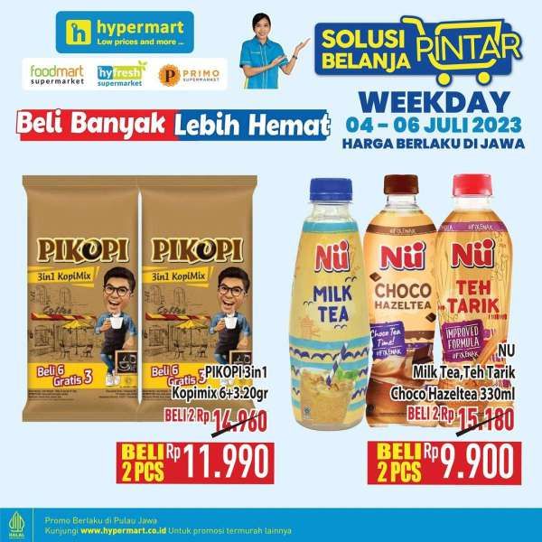 Katalog Promo Hypermart Weekday Terbaru 4-6 Juli 2023