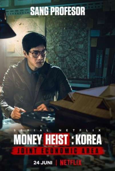 Poster Profesor di Money Heist: Korea - Joint Economic Area