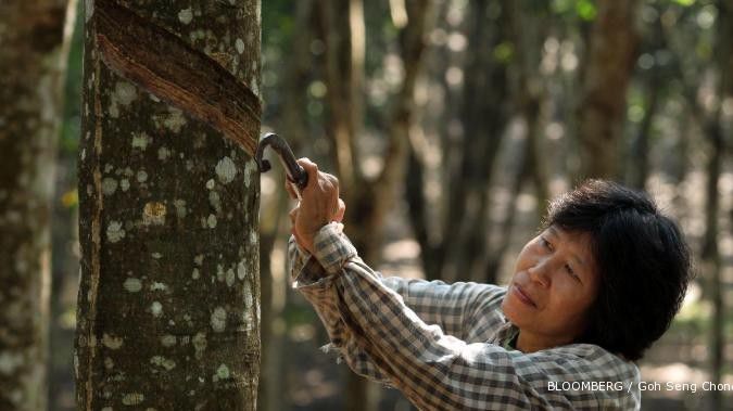 Gara-gara Yunani, harga karet di Tokyo kendur 2%