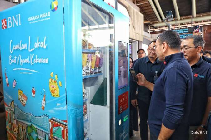 BNI Hadirkan Vending Machine untuk UMKM Binaan di Terminal 1A Bandara Soetta