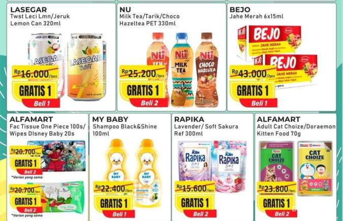 Promo Alfamart Serba Gratis 16-31 Oktober 2025, Beli 1 Gratis 1 Lasegar-My Baby