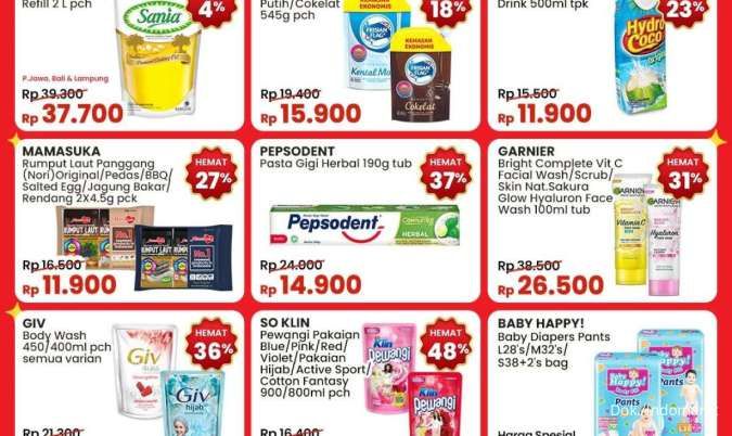 Promo JSM Indomaret 3-5 Januari 2025, Sabun Cair-Pewangi Pakaian Diskon s/d 48%