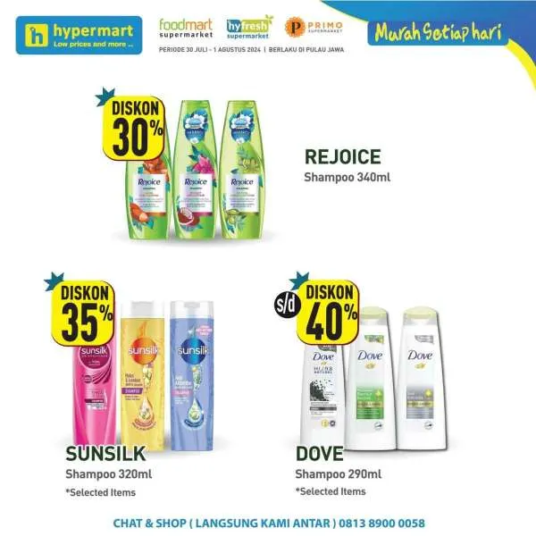 Promo Hypermart Hyper Diskon Weekday Periode 30 Juli-1 Agustus 2024