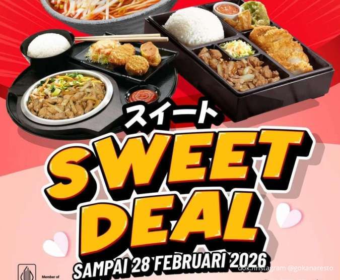 Gokana Tebar Diskon Februari: Promo Sweet Deal & Paket Hoki, Bikin Dompet Aman
