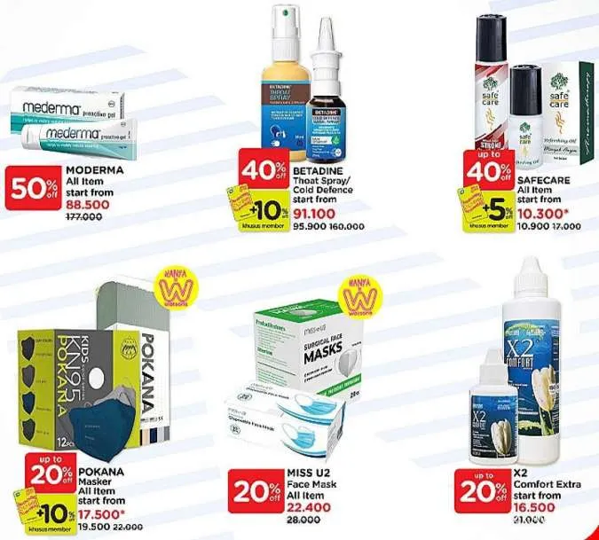 Promo Watsons Weekend Special Periode 15-18 September 2022