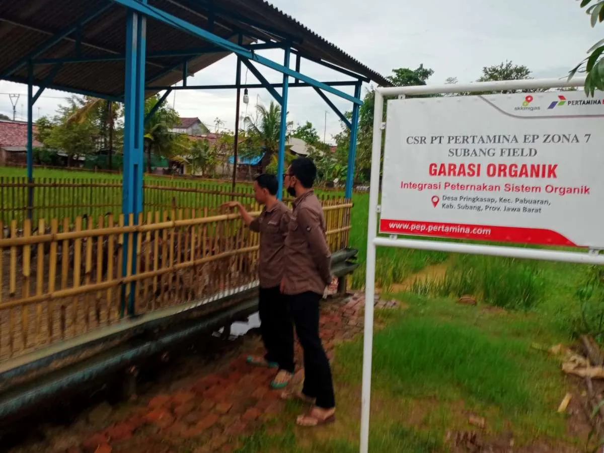 Lewat Garasi Organik, Pertamina Field Subang dorong pengembangan tani-ternak