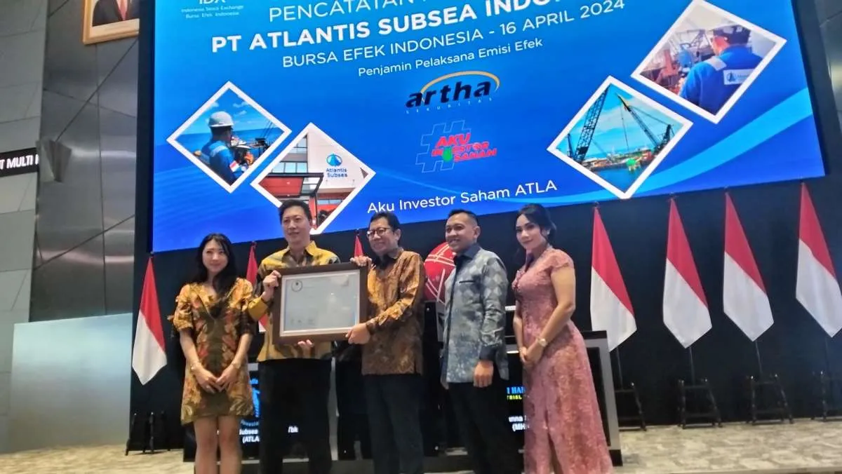 Resmi Melantai di BEI, Atlantis Subsea (ATLA) Targetkan Pertumbuhan Pendapatan 20%