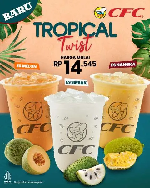 Promo CFC Menu Baru Tropical Twist