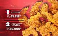 Promo KFC Winger Barbeque Fest: Pesta Ayam Goreng 3+3 atau 5+5 Mulai Rp 31.000-an