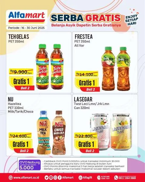 Promo Alfamart Serba Gratis Periode 16-30 Juni 2025