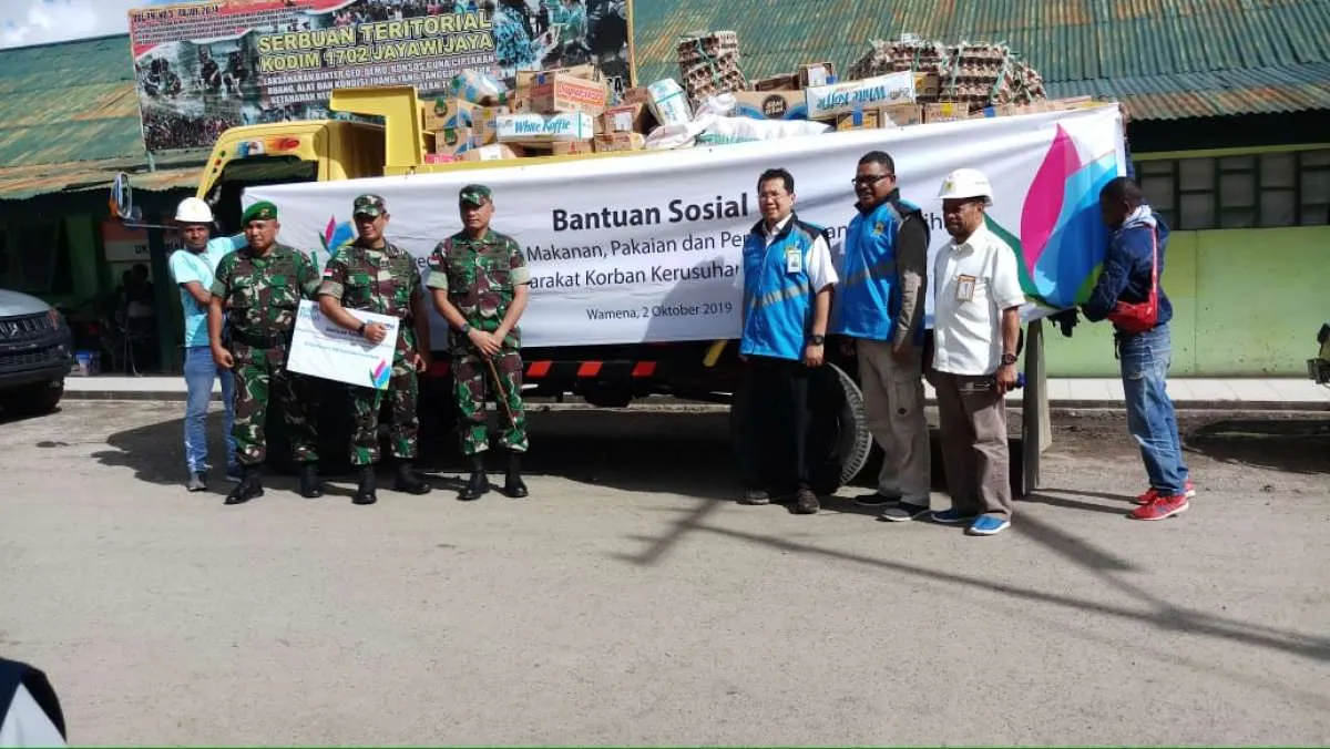 PLN salurkan bantuan untuk masyarakat Wamena korban kerusuhan