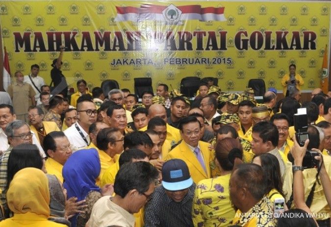 Kubu Agung jatuhkan SP pada fraksi Golkar DPR