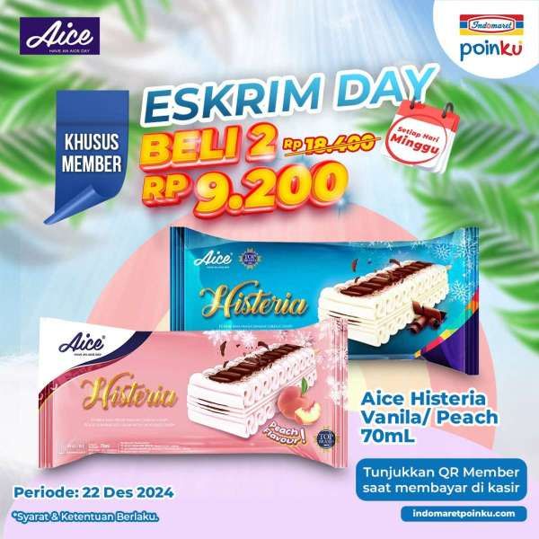 Promo Es Krim di Indomaret 22 Desember 2024