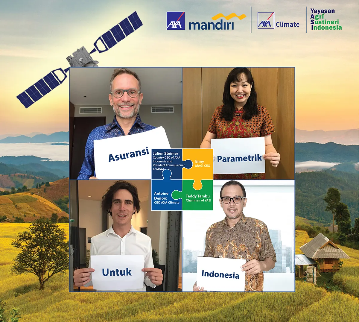 Gandeng AXA Climate, MAGI rilis asuransi indeks cuaca untuk petani