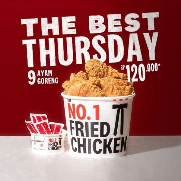 Promo KFC Hari Ini Kamis 27 Oktober 2022, Promo KFC TBT (The Best Thursday) Terbaru.