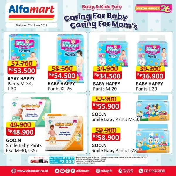 Promo Alfamart Baby & Kids Fair Periode 1-15 Mei 2023