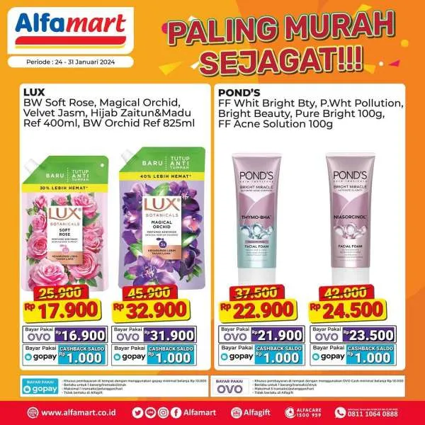 Promo Alfamart Paling Murah Sejagat Periode 24-31 Januari 2024