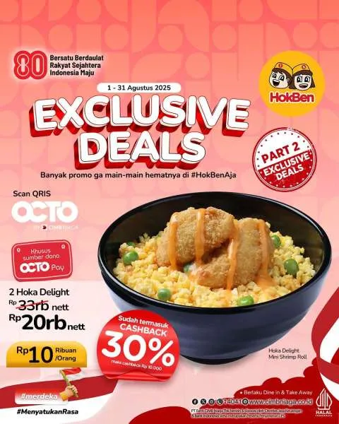 Promo HokBen x OCTO by CIMB Niaga