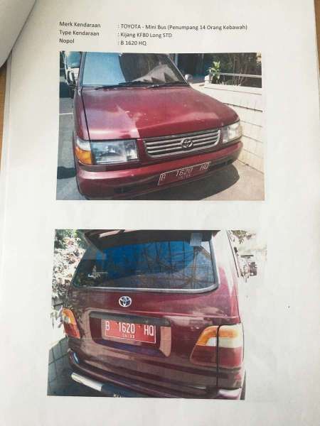 Lelang mobil dinas Toyota Kijang 1997-1998, ada 4 unit, harga hanya Rp 20 jutaan