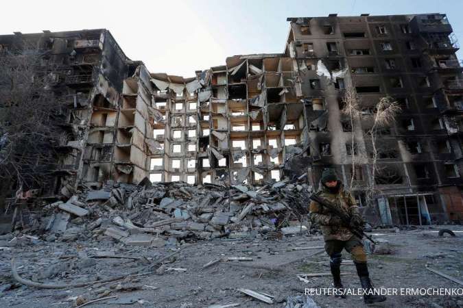 Janji Kurangi Operasi Militer, Rusia Tetap Bombardir Kota di Ukraina Utara
