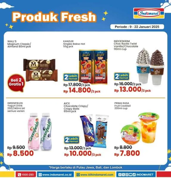 Promo Indomaret Super Hemat Periode 9-22 Januari 2025