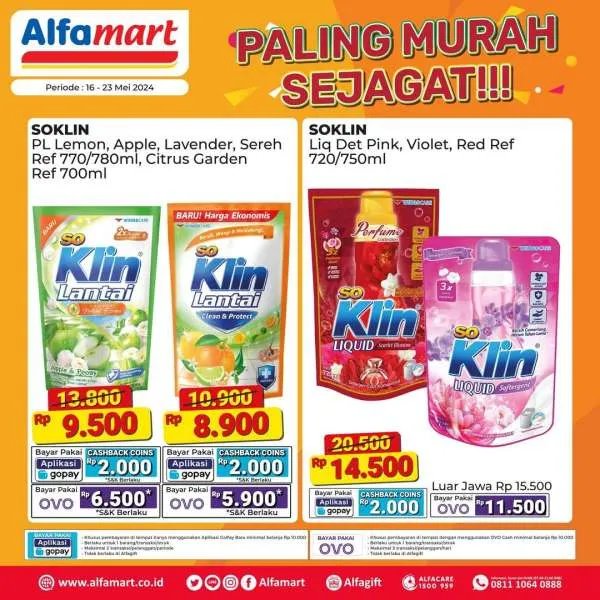 Promo Alfamart Paling Murah Sejagat Periode 16-23 Mei 2024