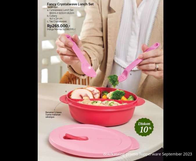 Katalog Promo Tupperware September 2023, Cermati Perabotan Makan Harga Hemat Berikut