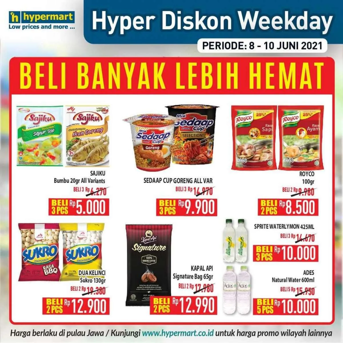 Terbaru! Promo Hypermart weekday 9 Juni 2021, ada penawaran Hyper Diskon