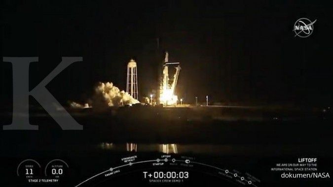Kapsul Dragon SpaceX berhasil diluncurkan menuju stasiun luar angkasa