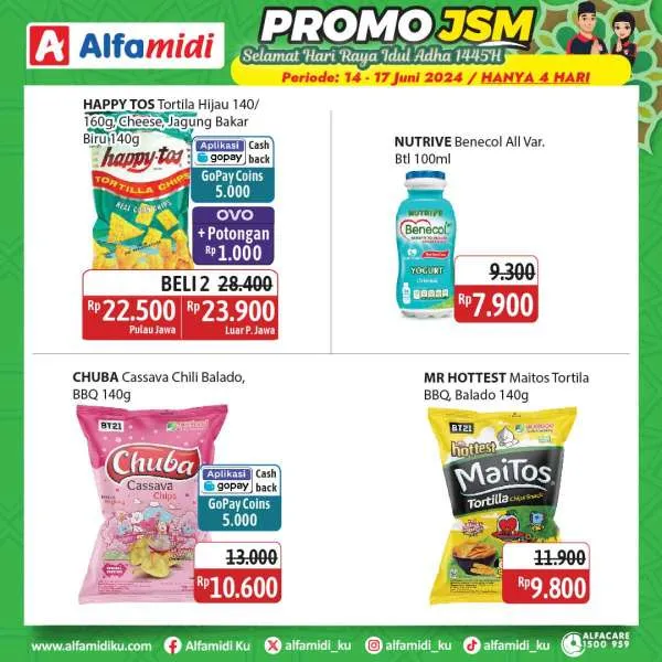 Promo JSM Alfamidi Hanya 4 Hari Spesial Idul Adha Periode 14-17 Juni 2024