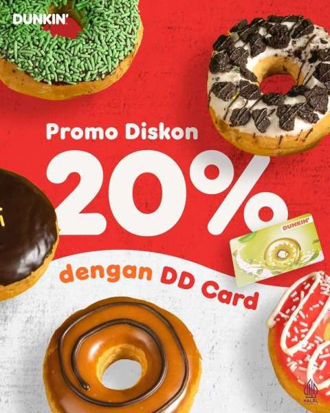 Promo Kemerdekaan di Dunkin Agustus 2024