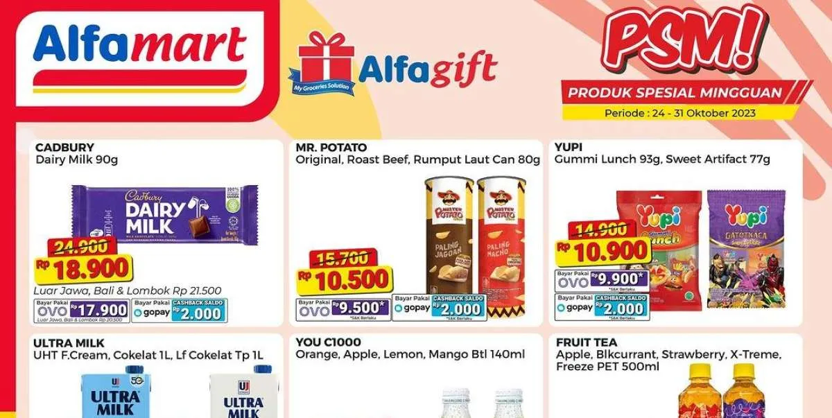 Promo Alfamart 25 Oktober 2023, Beli 3 Gratis 1 dan Lebih Murah dengan OVO-Gopay
