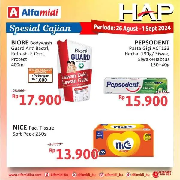 Promo Alfamidi Hemat Satu Pekan Periode 26 Agustus-1 September 2024