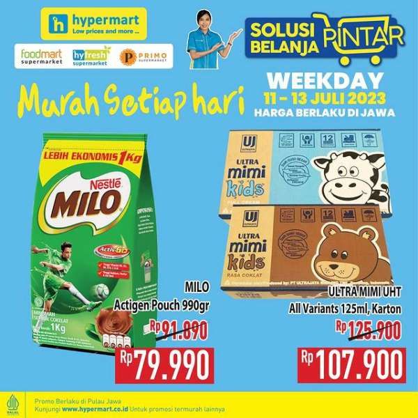 Katalog Promo Hypermart Diskon Weekday Terbaru 11-13 Juli 2023