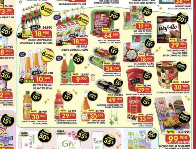 Promo JSM Superindo 6-8 Februari 2026, Es Krim-Pisang Cavendish Diskon hingga 50%