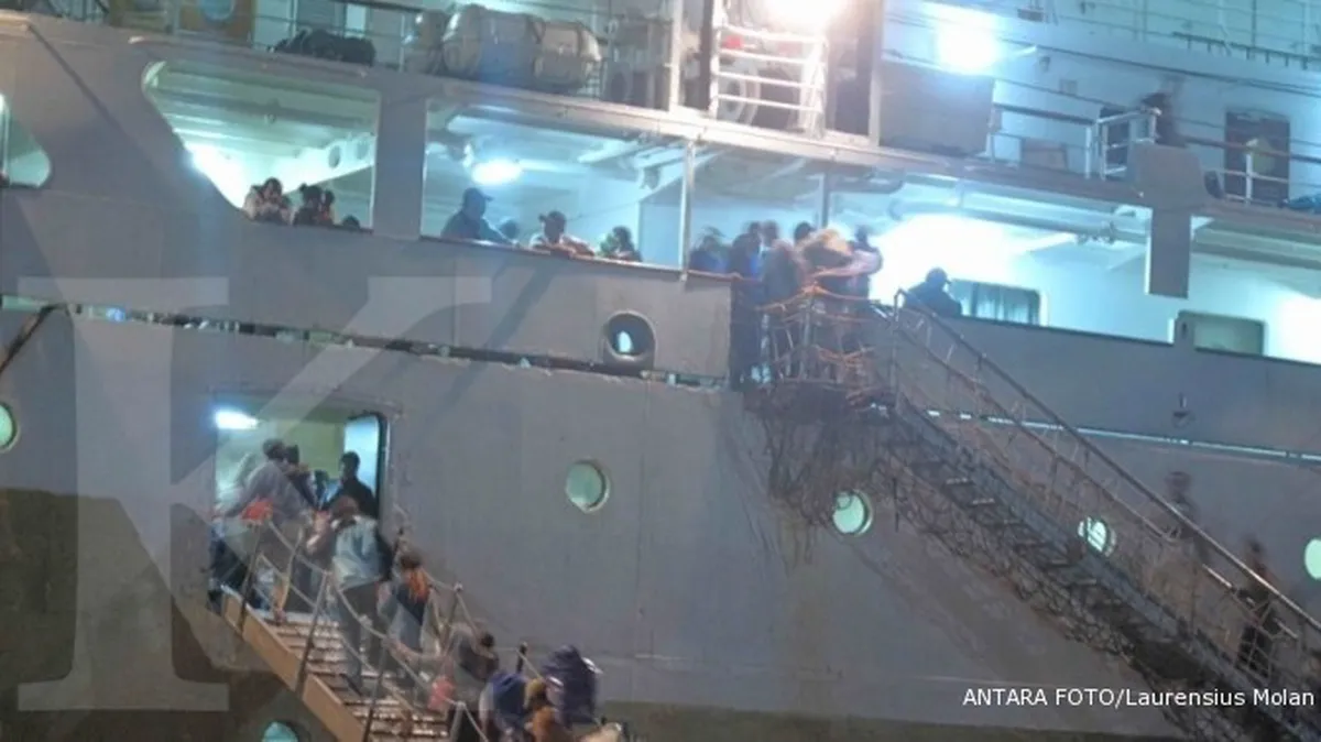 Presiden dan Wapres lepas pemudik kapal