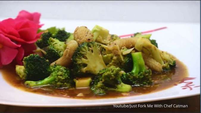 Resep Masakan Sehat Tumis Cumi Brokoli Saus Tiram untuk Hidangan Akhir Pekan