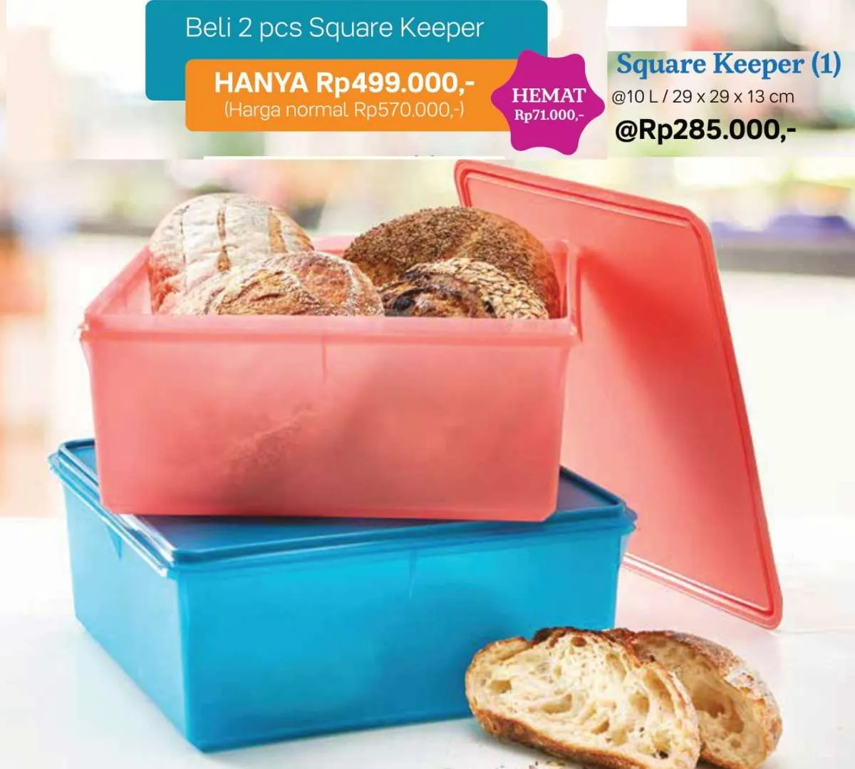Promo Tupperware November 2020 harga murah perabotan bekal jalan-jalan akhir pekan