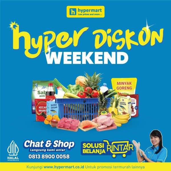 Katalog Promo Hypermart Hyper Diskon Weekend Periode 17-20 Februari 2023