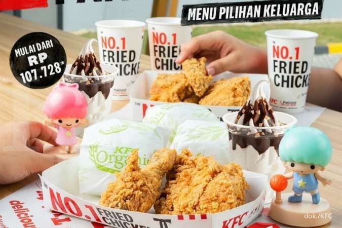 Paket Weekend! Promo KFC 27-28 November 2021, Smart Family Deals Rp 107.000